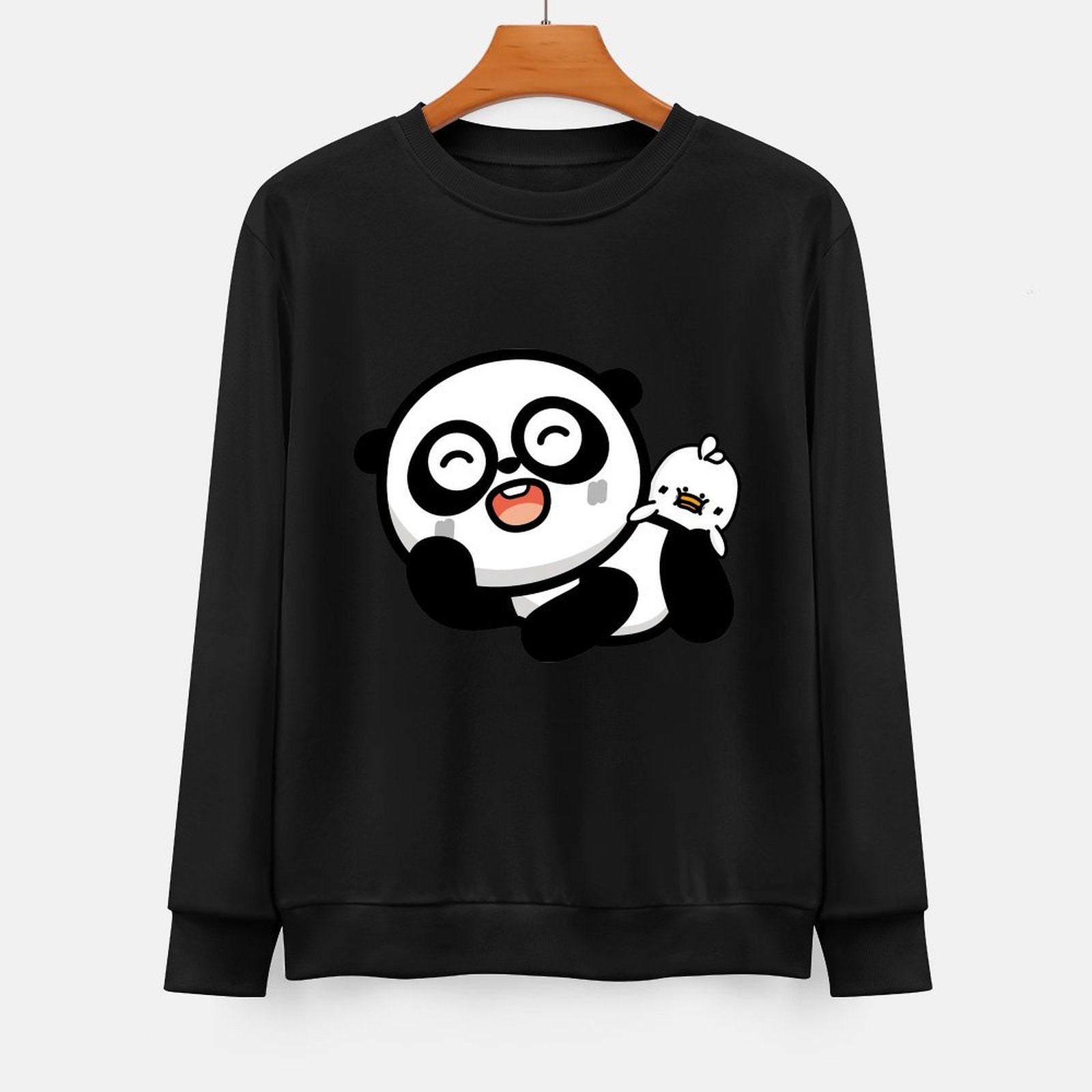 Front Patterned Long Sleeve TopComfortFit Studio